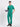 Stretchable (4Way) Men Sea Green Mandarin Neck with Jogger Scrub Set