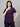 Stretchable (4Way) Female Violet V-Neck Scrub Top