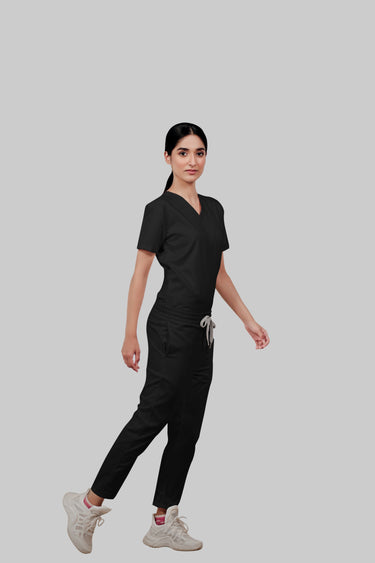Stretchable (2Way) Female/ Black / Scrub Pant