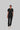 Stretchable (4Way) Female Black Mandarin Neck With Straight Pant Set