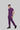 Stretchable (2Way) Male Purple Mandarin Neck With Jogger Scrub Set