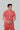 Stretchable (2Way) Male Peach Mandarin Neck With Straight Pant Scrub Set