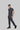 Stretchable (2Way) Male Dark Gray Mandarin Neck With Jogger Scrub Set