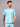 Stretchable (2Way) Male Aqua Blue V-Neck Scrub Top