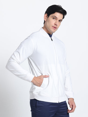 White Blue Jacket