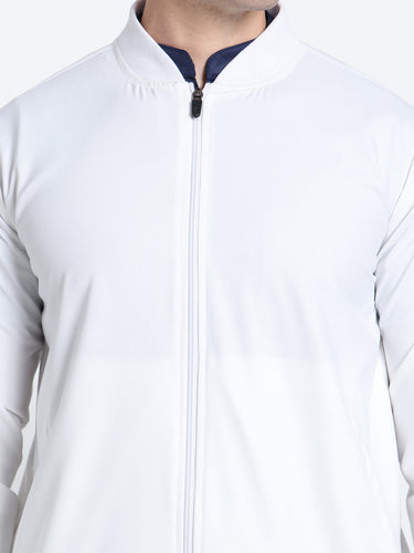 White Blue Jacket