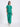 Stretchable (4Way) Women Sea Green V-Neck With Jogger Scrub Set