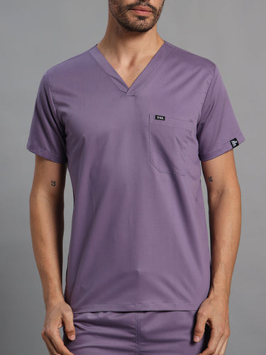 Move Lite Men Ube (V Neck) Scrub Set