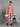 Stretchable (4Way) Men Dusty Pink Mandarin Neck with Straight Pant Scrub Set