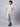 Stretchable (4Way) Men Light Grey V-Neck With Jogger Scrub Set