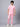 Stretchable (2Way) Male Powder Pink V-Neck With Straight Pant Scrub Set