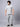 Stretchable (4Way) Men Light Grey Mandarin Neck with Straight Pant Scrub Set