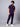 Stretchable (4Way) Male Violet Mandarin Neck with Straight Pant Scrub Set