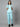 Stretchable (2Way) Female Aqua Blue V-Neck With Straight Pant Scrub Set