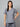 Stretchable (2Way) Female Graphite V-Neck Scrub Top