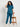 Stretchable (2Way) Women Forest Green Mandarin Neck With Jogger Scrub Set