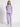 Stretchable (2Way) Female Lavender V-Neck With Straight Pant Scrub Set
