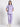 Stretchable (2Way) Female Lavender Mandarin Neck With Jogger Scrub Set