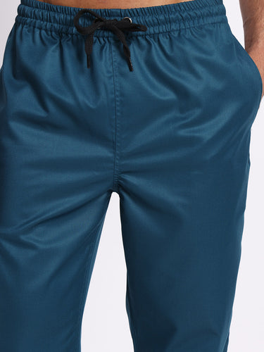 Stretchable (2Way) Men Forest Green Jogger