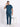 Stretchable (2Way) Men Forest Green Mandarin Neck With Straight Pant Scrub Set
