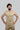 Stretchable (4Way) Male V Neck Beige Scrub Top
