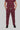 Stretchable (4Way) Male Burgundy Straight Scrub Pant