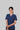 Stretchable (4Way) Female Royal Blue V-Neck Scrub Top