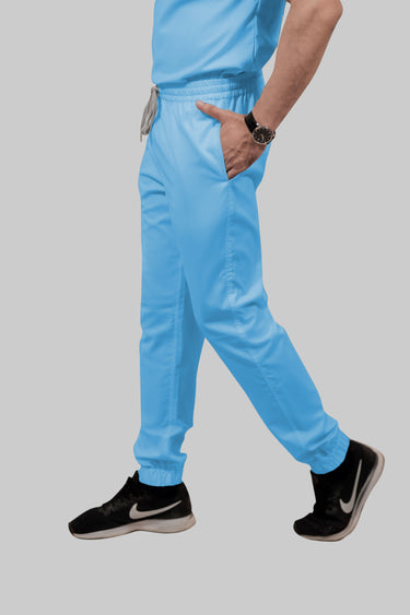 Stretchable (2Way) Male Light Blue Jogger