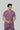 Stretchable (2Way) Male Lilac Mandarin Neck With Straight Pant Scrub Set