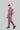 Stretchable (2Way) Male Lilac V-Neck With Straight Pant Scrub Set