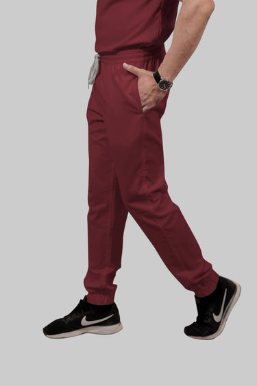 Stretchable (2Way) Female Maroon Jogger