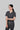 Stretchable (2Way) Female Dark Gray V-Neck Scrub Top