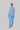 Stretchable (2Way) Female Light Blue Mandarin Neck With Straight Pant Scrub Set