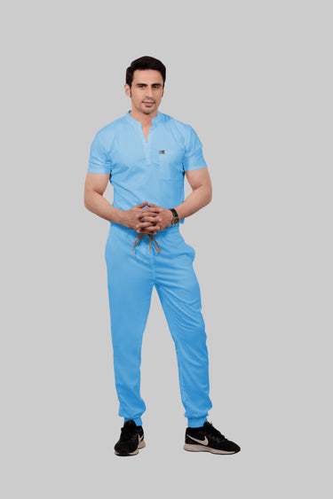 Stretchable (2Way) Male Light Blue Jogger