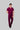 Stretchable (2Way) Male Wine V-Neck With Straight Pant Scrub Set