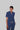 Stretchable (4Way) Female Royal Blue Mandarin Neck Scrub Top