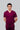 Stretchable (4Way) Male Wine V-Neck Scrub Top