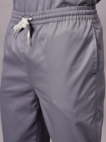 Stretchable (2Way) Male Graphite Straight Scrub Pant