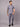 Stretchable (2Way) Male Graphite Mandarin Neck With Straight Pant Scrub Set