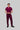 Stretchable (2Way) Male Wine Mandarin Neck With Jogger Scrub Set